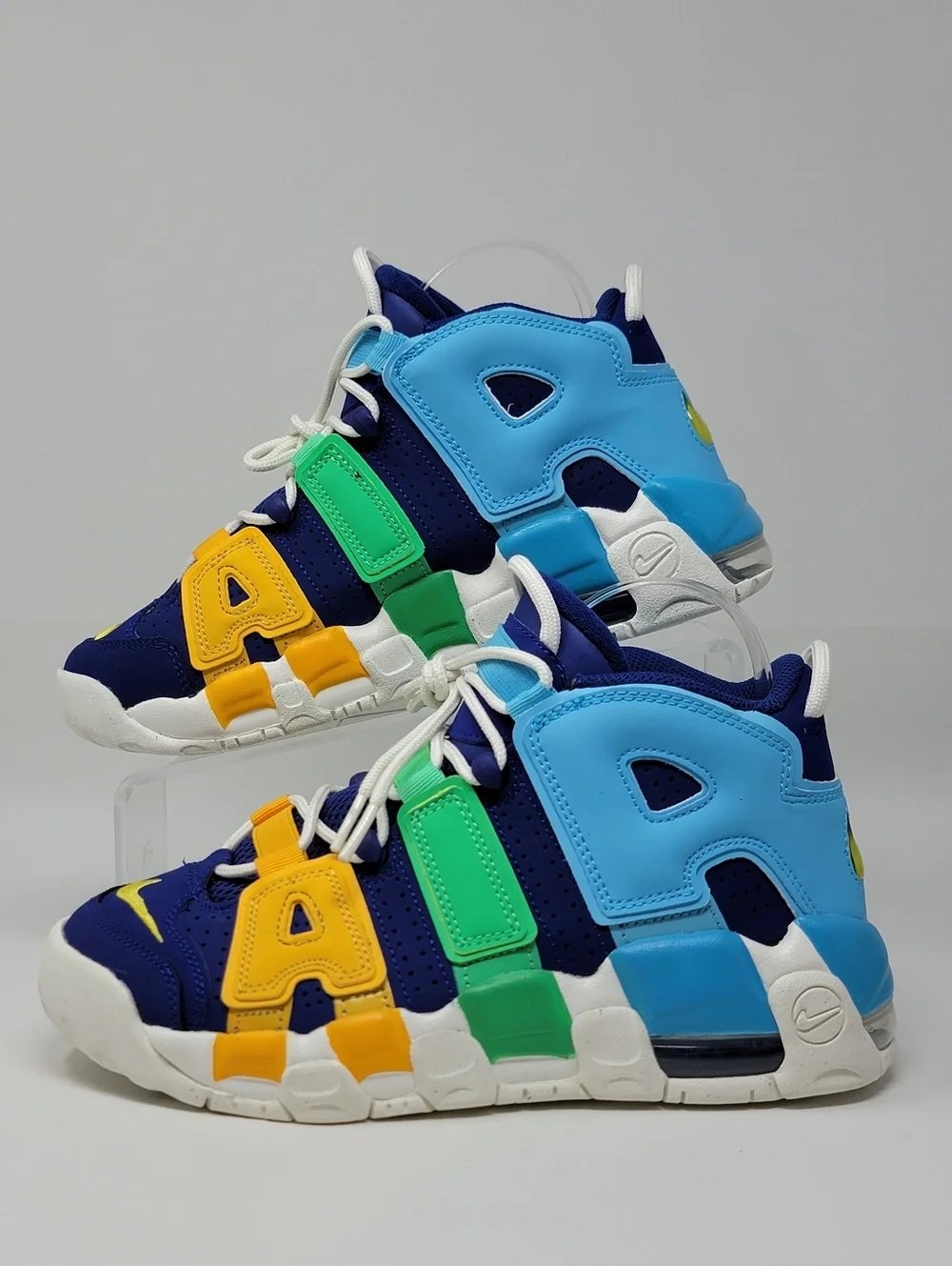 Nike Air More Uptempo GS Youth Size 6Y Kaleidoscope Sneakers FJ0693-455 New